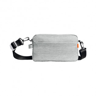 SKAH casual one shoulder diagonal bag Light Gray